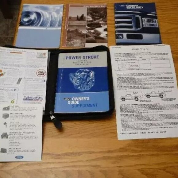 Ford F-Series 2006 Super Duty Owners Guide Diesel Truck Supp Tire Driving Guide - Picture 1 of 5